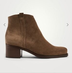 NEW La Canadienne Brown Presley Suede Bootie Size 8.5